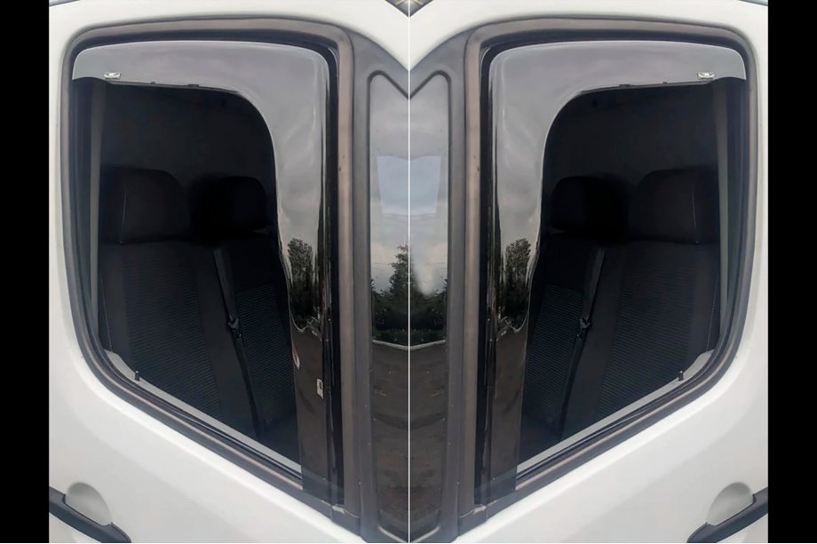 Volkswagen Crafter 2006-2016 гг. Ветровики вставные (2 шт, HIC) Фото 10