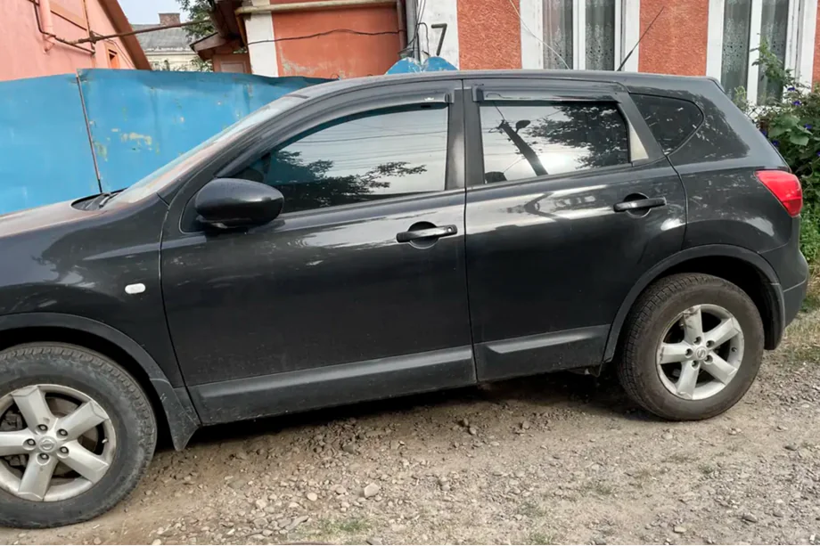 Nissan Qashqai 2007-2010 гг. Ветровики на окна (4 шт, HIC) Фото 7