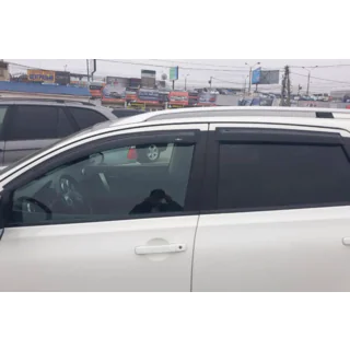 Ветровики на окна (4 шт, HIC) Nissan Qashqai 2010-2014 гг. фото 2