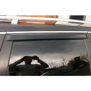 Ветровики с хромированным молдингом SW (4 шт, HIC) фото 4