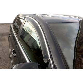 Ветровики с хромированным молдингом SW (4 шт, EU, HIC) фото 2