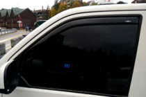 Volkswagen T5 Multivan 2003–2010 гг. Ветровики вставные (2 шт, HIC) фото 1
