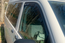 Volkswagen T5 Multivan 2003–2010 гг. Ветровики вставные (2 шт, HIC) фото 4