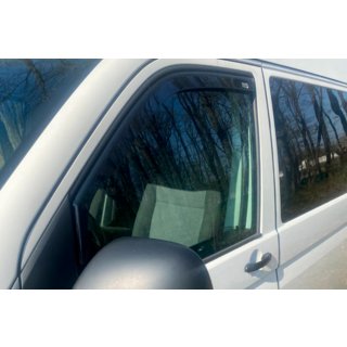 Ветровики вставные (2 шт, HIC) Volkswagen T5 Caravelle 2004-2010 гг. фото 4