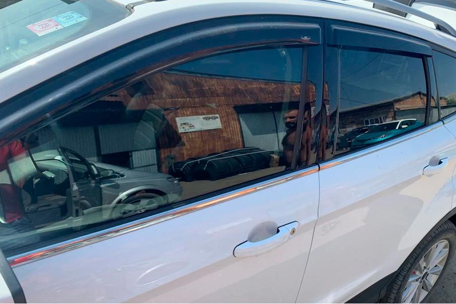 Volkswagen Tiguan 2007-2016 гг. Ветровики на окна (4 шт, HIC) Фото 9