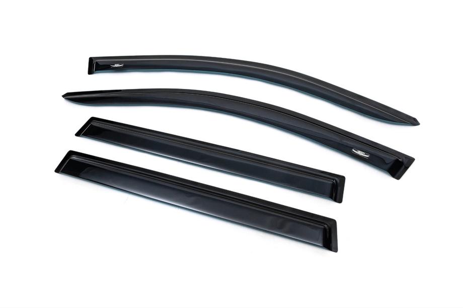 Volkswagen Touareg 2002–2010 гг. Ветровики на окна (4 шт, HIC) Фото 9