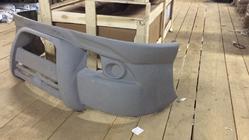 Fiat Doblo II 2010-2022 гг. Накладка на передний бампер (полная, грунтованная под покраску) фото 2