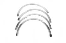 Накладки на арки (4 шт, нержавейка) фото 1