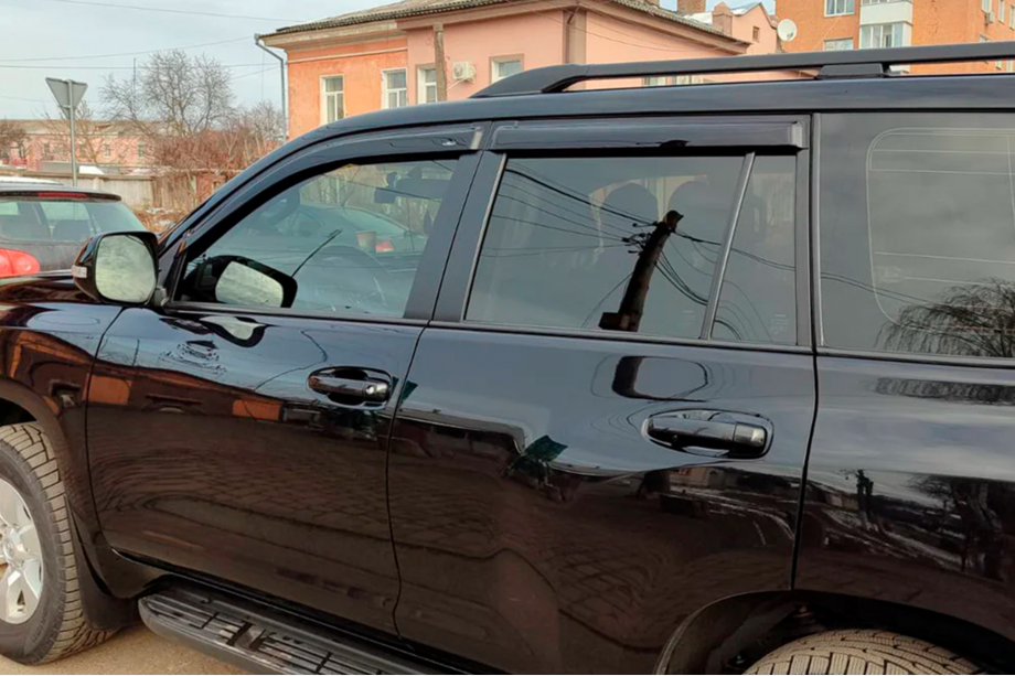 Lexus GX460 2009-2023 гг. Ветровики 8 см (4 шт, HIC) Image