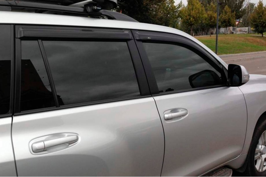 Lexus GX460 2009-2023 гг. Ветровики 8 см (4 шт, HIC) Фото 19