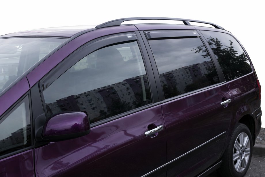 Seat Alhambra 1996-2010 гг. Ветровики на окна (4 шт, HIC) Фото 1
