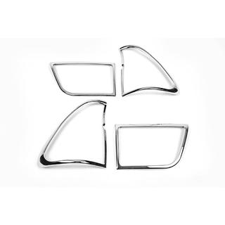 Хромированные Накладки на Задние Фонари (Пластик) BMW X5 E53 1999-2006 гг. фото 4