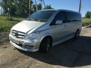 Mercedes Viano 2004-2014 гг. Накладка на Передний Бампер Brabos Style (грунт под покраску) фото 6