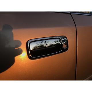 Накладки и окантовки на ручки дверей (8 шт, пластик) Toyota Camry 1997-2002 гг. фото 4