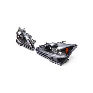Передние Фары OEM V1 Black (2 шт) Lexus IS 2005-2013 гг. фото 4