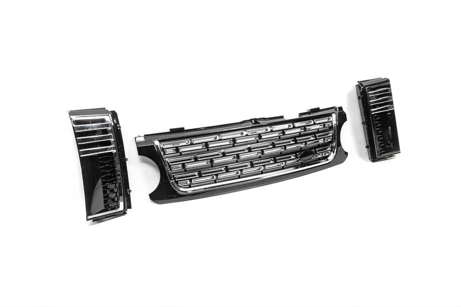 Range Rover III L322 2002-2012 гг. Передняя решетка и боковые жабры в стиле Autobiography (для 2005-2009) Image