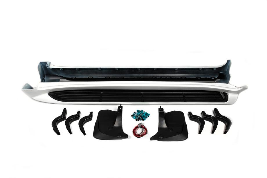 Toyota Land Cruiser 200 2007-2021 гг. Боковые пороги с LED (дизайн 2015-2020) Черный Фото 9