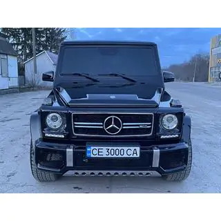 Накладки на фары с LED (5 диодов, комплект) Mercedes G сlass W463 1990-2018 гг. фото 4