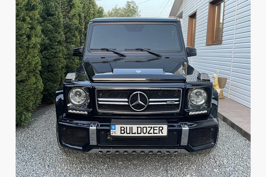 Mercedes G class W463 1990-2018 гг. Накладки на фары с LED (5 диодов, комплект) Фото 7