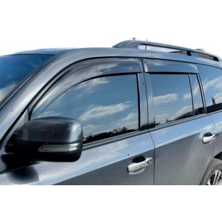 Ветровики 11см (4шт, HIC) Lexus LX570/450d 2008-2022 гг. фото 4