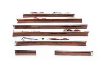 Деревянные вставки на дверях (светлое дерево) фото 1