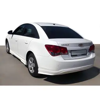 Накладка на задний бампер SD (Meliset, под покраску) фото 1