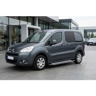 Боковые пороги Rainbow (2 шт., алюминий) Citroen Berlingo 2008-2018 гг. фото 1