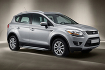 Ford Kuga 2008-2013 гг. Боковые пороги Rainbow (2 шт., алюминий) фото 1