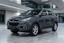 Hyundai IX-35 2010-2015 гг. Боковые пороги Rainbow (2 шт., алюминий) фото 1
