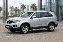 Kia Sorento II XM 2009-2014 гг. Боковые пороги Rainbow (2 шт., алюминий) фото 1