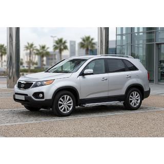 Боковые пороги Rainbow (2 шт., алюминий) Kia Sorento II XM 2009-2014 гг. фото 1
