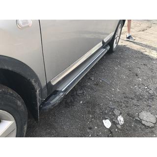 Боковые пороги Rainbow (2 шт., алюминий) фото 3