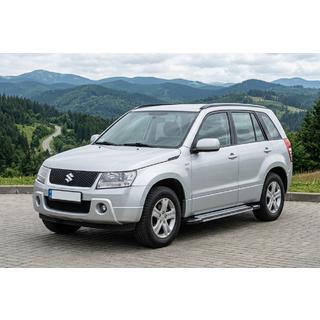 Боковые пороги Rainbow (2 шт, алюминий) Suzuki Grand Vitara 2005-2017 гг. фото 1