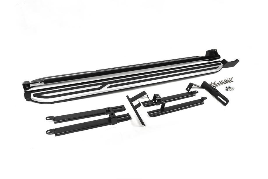 Hyundai Santa Fe 3 2012-2018 гг. Боковые Подножки OEM V2 (2 шт) Image