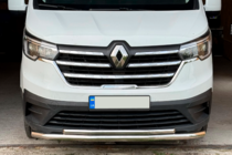 Fiat Talento 2016- гг. Передняя защита ST014 (нержавейка) d60/60 фото 1