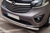 Fiat Talento 2016- гг. Передняя защита ST014 (нержавейка) d60/60 фото 3