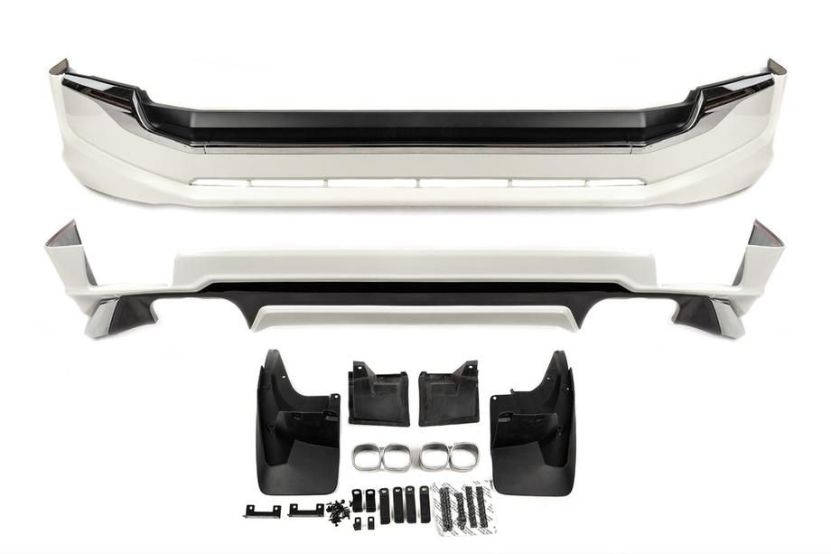 Toyota Prado 150 Накладки на передний и задний бампер Executive (2017-) Image