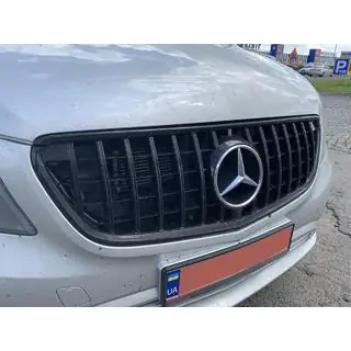 Передняя решетка GT Panamericana Черная (2014-2023 для Vito W447) фото 3
