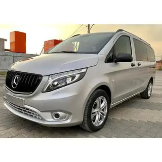 Передняя решетка GT Panamericana Черная (2014-2023 для Vito W447) фото 4