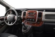 Renault Trafic 2015- гг. Накладка на торпедо Черный рояль фото 1