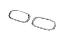 Хром накладки на отражатели заднего бампера OmsaLine (2 шт., нержавейка) фото 2 Хром накладки на отражатели заднего бампера OmsaLine (2 шт., нержавейка) фото 2