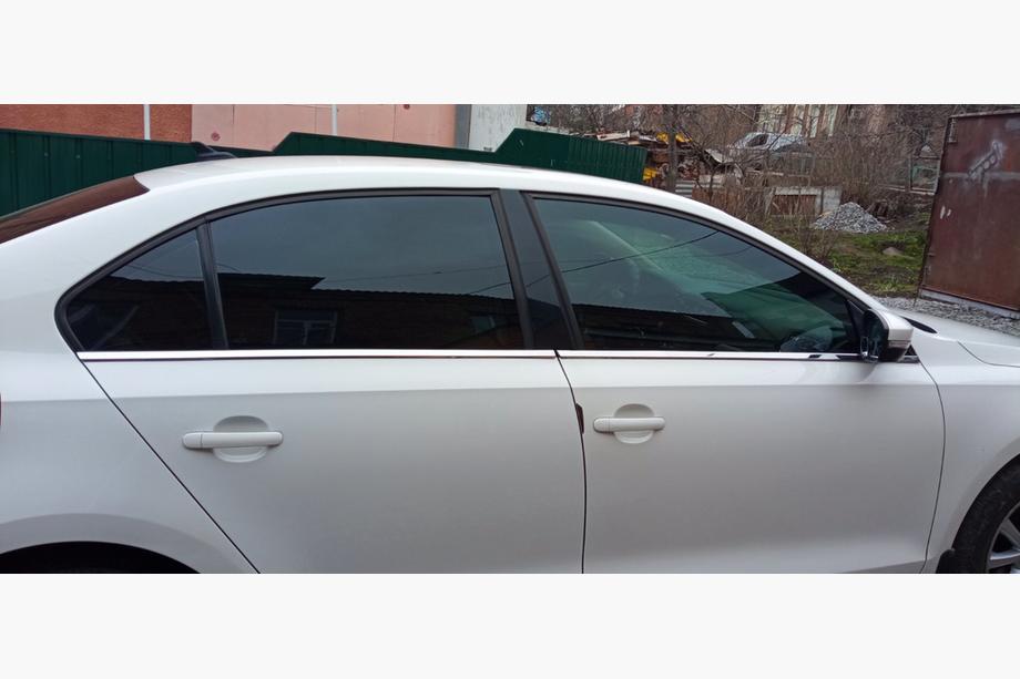 Volkswagen Jetta 2011-2018 гг. Нижние молдинги окон нержавейка (6 шт) OmsaLine - Итальянская Нержавейка Фото 4