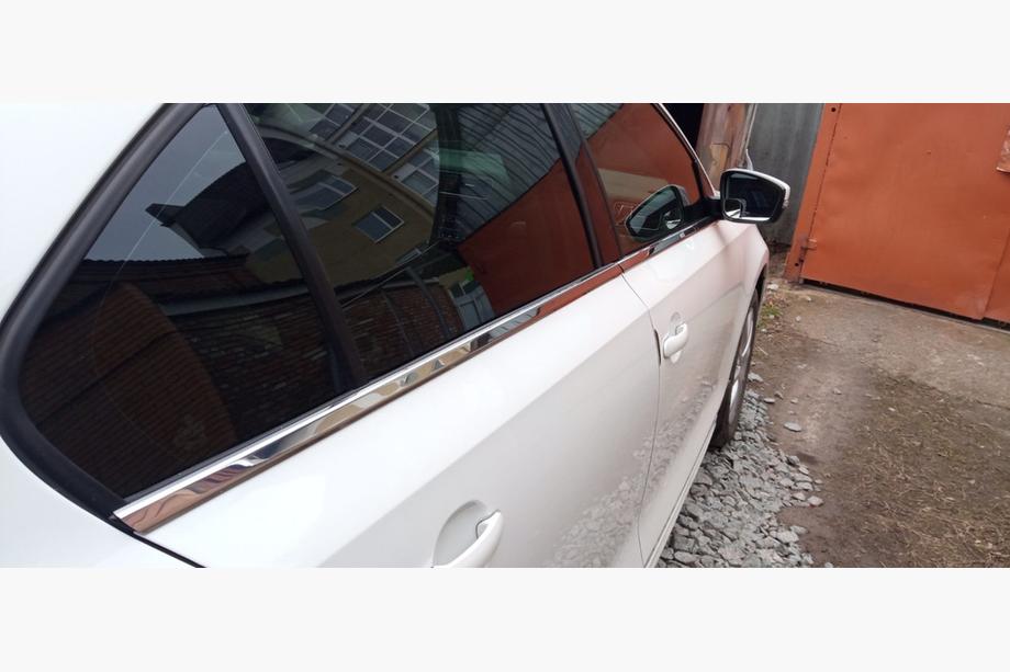 Volkswagen Jetta 2011-2018 гг. Нижние молдинги окон нержавейка (6 шт) OmsaLine - Итальянская Нержавейка Фото 2