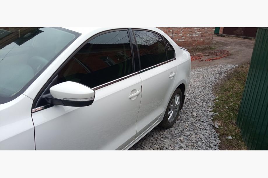 Volkswagen Jetta 2011-2018 гг. Нижние молдинги окон нержавейка (6 шт) OmsaLine - Итальянская Нержавейка Фото 6