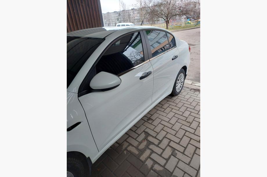 Fiat Tipo 2016- гг. Нижние молдинги стекол темный хром нержавейка Фото 6