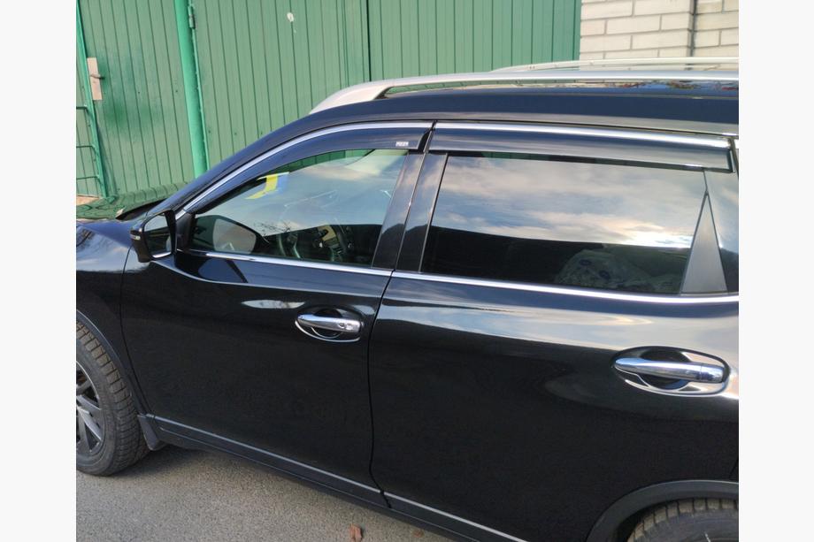 Ветровики с хромированным молдингом (4 шт., Niken) Image Ветровики с хромированным молдингом (4 шт., Niken) Image