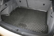 Audi Q3 2011-2019 гг. Коврик в багажник резиновый (Novline) фото 3