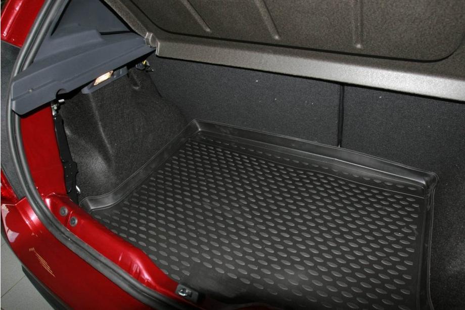 Renault Sandero 2007-2013 гг. Коврик в багажник резиновый (Novline) HB Фото 4