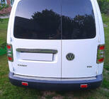 Volkswagen Caddy 2004-2010 гг. Хром Накладки на Задние Фонари V2 (2 шт., Нерж. сталь) фото 4