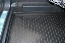 Skoda Superb 2015-2024 гг. Коврик в багажник резиновый (Novline) SW/Liftback фото 3